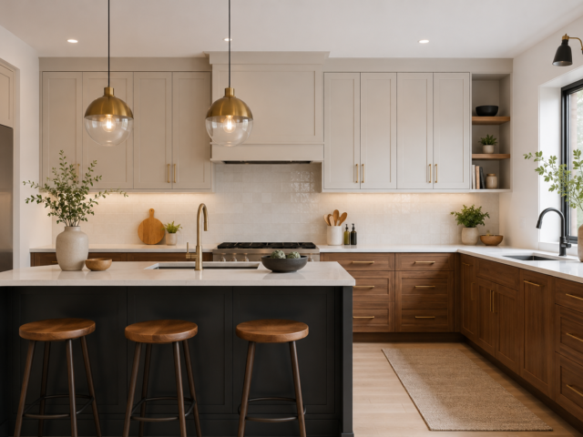 Two-Tone Kitchen Cabinets | Diyara